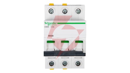Wyłącznik nadprądowy 3P C 6A 6kA AC iC60N-C6-3 Acti9 A9F04306
