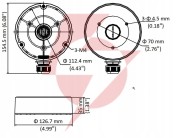 Uchwyt hikvision ds-1280zj-dm8