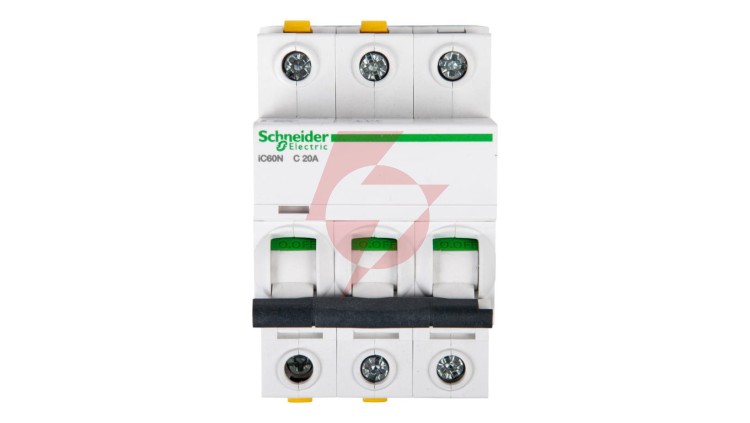 Wyłącznik nadprądowy 3P C 20A 6kA AC iC60N-C20-3 Acti9 A9F04320