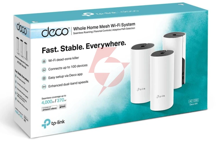 Domowy system wi-fi mesh tp-link deco m4 (3-pack)