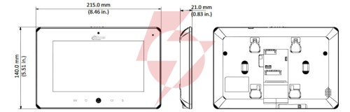 Monitor wideodomofonu dahua vth5221dw-s2