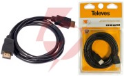 Kabel hdmi 2.0 televes ref. 494501 1,5m 4k