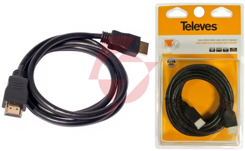 Kabel hdmi 2.0 televes ref. 494501 1,5m 4k