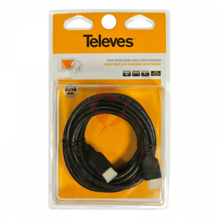 Kabel hdmi 2.0 televes ref. 494501 1,5m 4k