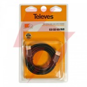 Kabel hdmi 2.0 televes ref. 494502 3m 4k