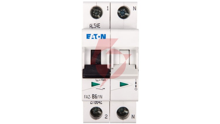 Wyłącznik nadprądowy 1+N B 6A 15kA AC FAZ B6/1N 278642