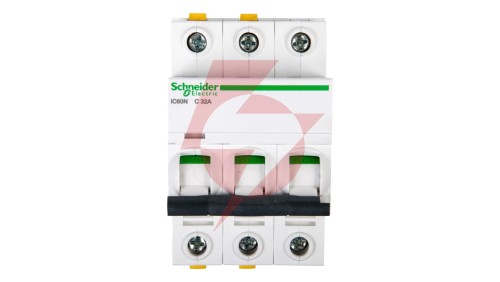 Wyłącznik nadprądowy 3P C 32A 6kA AC iC60N-C32-3 Acti9 A9F04332