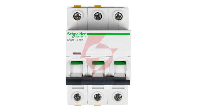 Wyłącznik nadprądowy 3P B 40A 6kA AC iC60N-B40-3 Acti9 A9F03340