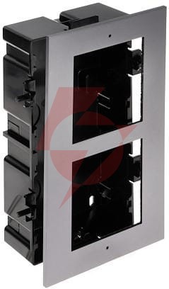 Ramka z puszką do montażu podtynkowego 2-modułowa hikvision ds-kd-acf2(plastic)