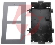 Ramka z puszką do montażu podtynkowego 2-modułowa hikvision ds-kd-acf2(plastic)