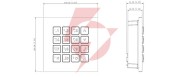 Moduł zamka szyfrowego dahua vto4202f-mk