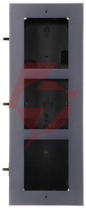 Ramka z puszką do montażu podtynk. 3-modułowa hikvision ds-kd-acf3/plastic