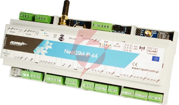 Ropam centrala alarmowa neogsm-ip-64-d12m