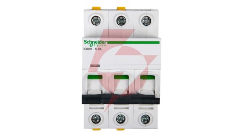 Wyłącznik nadprądowy 3P C 2A 6kA AC iC60N-C2-3 Acti9 A9F04302