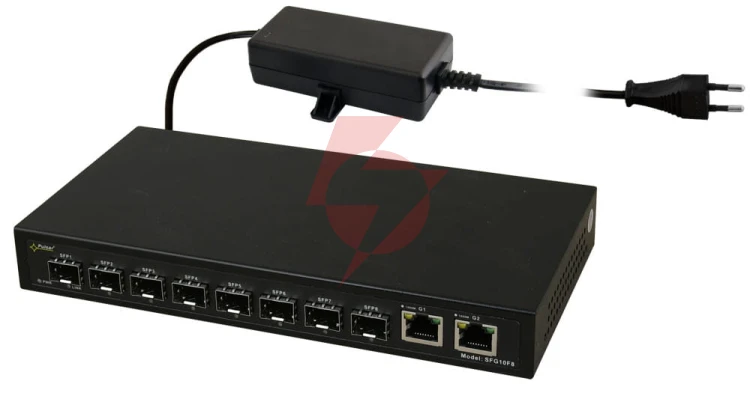 Switch optyczny pulsar sfg10f8 (8xsfp, 2xrj45)