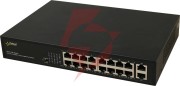 Switch pulsar 16-portowy s116 do 16 kamer ip