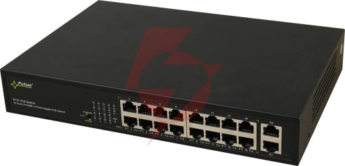 Switch pulsar 16-portowy s116 do 16 kamer ip