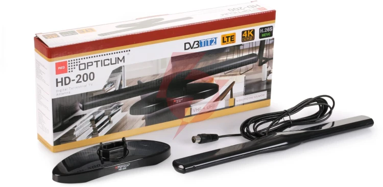 Antena pokojowa dvb-t2 opticum hd-200