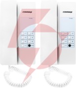 Zestaw interkomowy commax 2xtp-6rc+zasilacz din mean well hdr-15-12