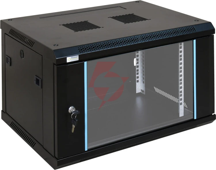Szafa rack 6u wisząca do złożenia 600x450 pulsar rwa664