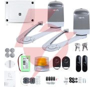 Zestaw somfy axovia 3s io comfort pack do 4m bram dwuskrzydłowych