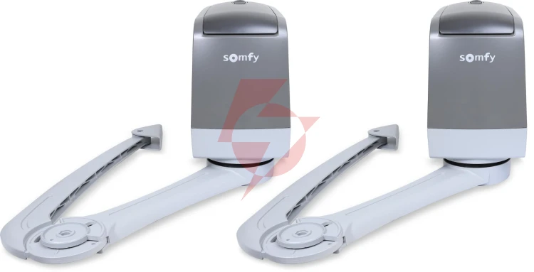 Zestaw somfy axovia 3s io comfort pack do 4m bram dwuskrzydłowych