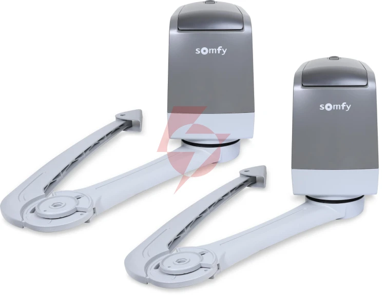 Zestaw somfy axovia 3s io comfort pack do 4m bram dwuskrzydłowych