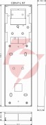 Aco cdn-p-l nt puszka natynkowa duża cdn z daszkiem; 25689
