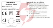 Zasilacz wtyczkowy 3-12v 2a 1m. 3v 4,5v 5v 6v 7,5v 9v 12vdc regulowany espe