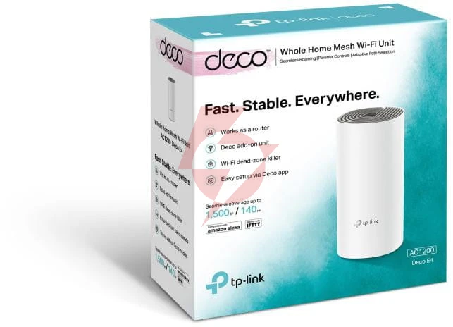 Domowy system wi-fi mesh tp-link deco e4 (1-pack)