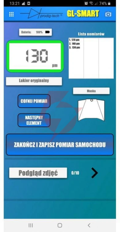 Miernik grubości lakieru gl-smart-xl