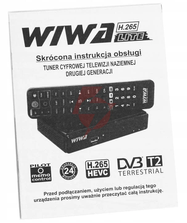 Tuner dvb-t/t2 wiwa h.265 lite