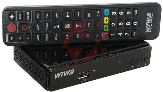 Tuner dvb-t/t2 wiwa h.265 lite