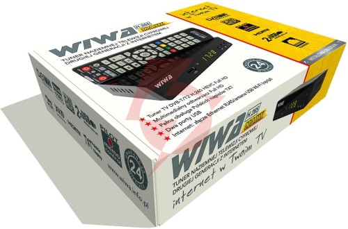 Tuner dvb-t/t2 wiwa h.265 maxx