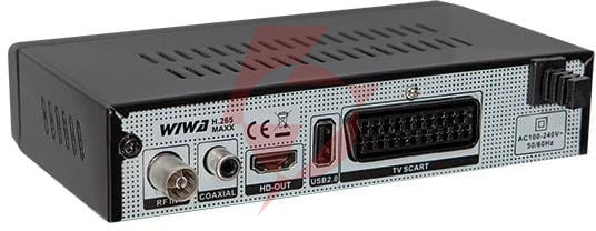 Tuner dvb-t/t2 wiwa h.265 maxx