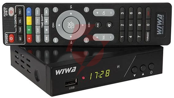 Tuner dvb-t/t2 wiwa h.265 pro