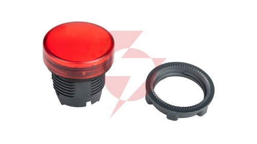 Główka lampki sygnalizacyjnej 22mm czerwona ZB5AV043