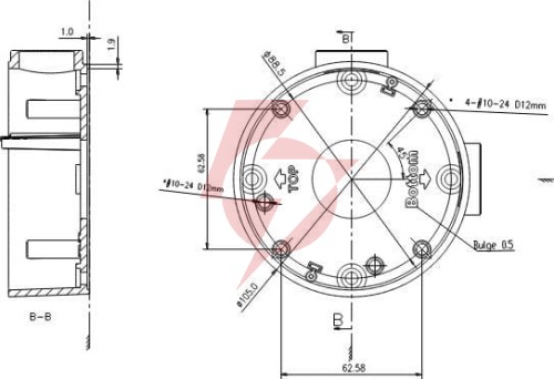 Adapter hikvision ds-1260zj black