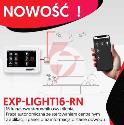 Ropam sterownik oświetlenia exp-light16-rn
