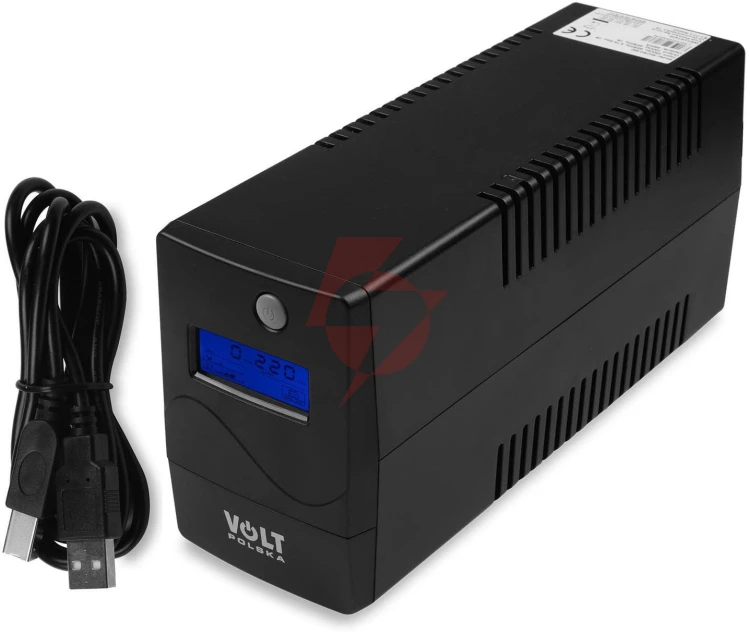 Ups zasilacz awaryjny volt polska micro 1000va 600w 1x9ah