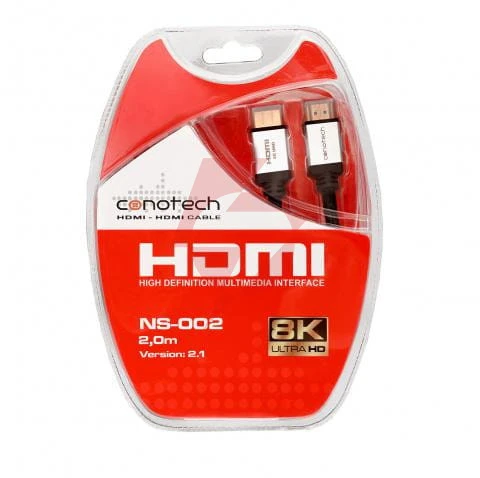 Kabel hdmi conotech ns-002 ver.2.1 ultra high speed 8k - 2m