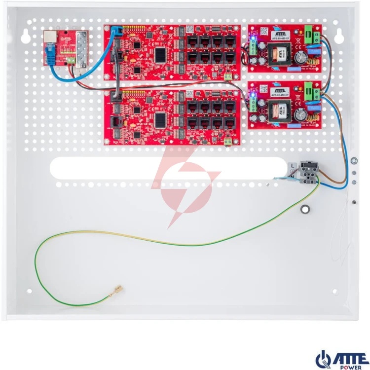 Gigabitowy media konwerter ethernet atte xfiber‑2‑60