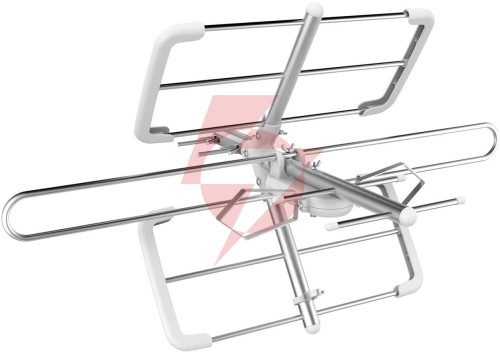 Antena dvb-t/t2 spacetronik eos combo white (pasywna)
