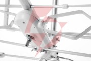 Antena dvb-t/t2 spacetronik eos combo white (pasywna)