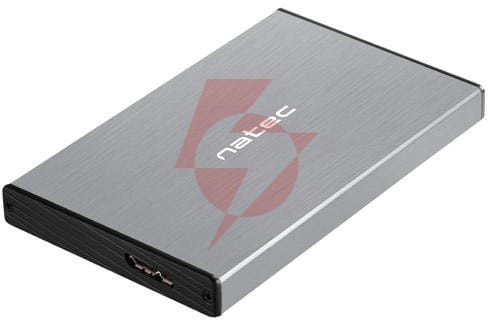 Zewnętrzna obudowa dysku natec rhino go sata 2,5" szary