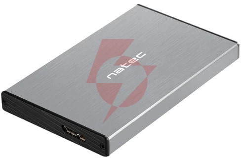 Zewnętrzna obudowa dysku natec rhino go sata 2,5" szary