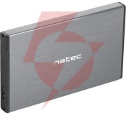 Zewnętrzna obudowa dysku natec rhino go sata 2,5" szary