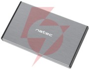 Zewnętrzna obudowa dysku natec rhino go sata 2,5" szary