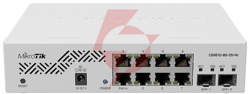 Mikrotik routerboard css610-8g-2s+in