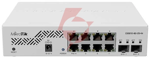 Mikrotik routerboard css610-8g-2s+in